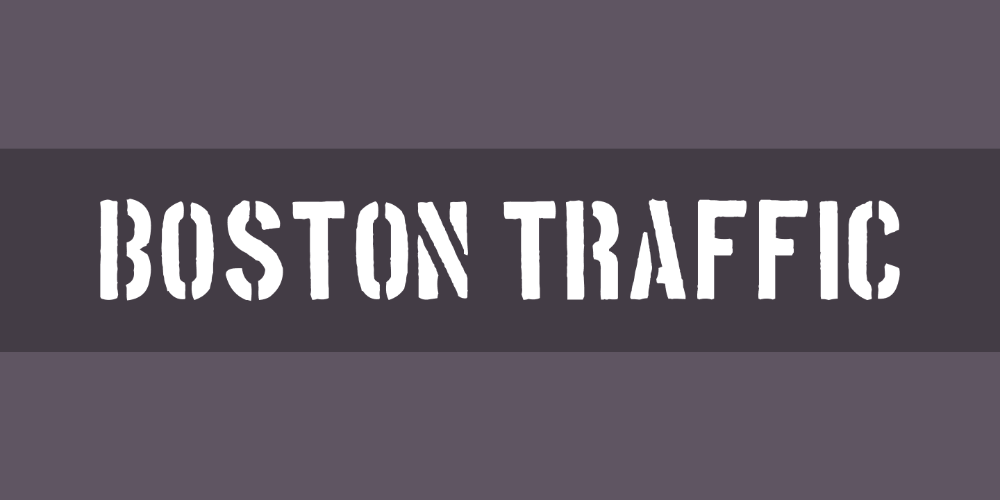 Czcionka Boston Traffic